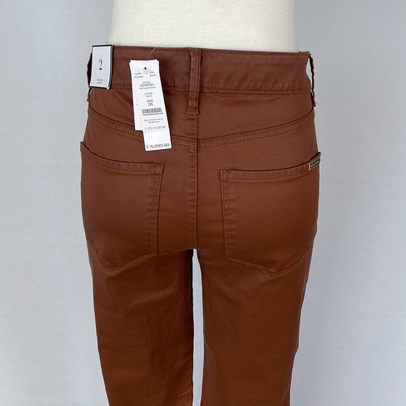 NWT WHBM Highrise Coated Skinny Jeans Size 2R - Picture 9 of 16